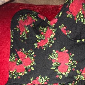 Forever 21 rose tube top